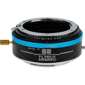 Fotodiox Pro TLT ROKR - Tilt/Shift Lens Mount Adapter Compatible with Nikon F Mount G-Type D/SLR Lenses to Canon RF Mount Mirrorless Camera Body