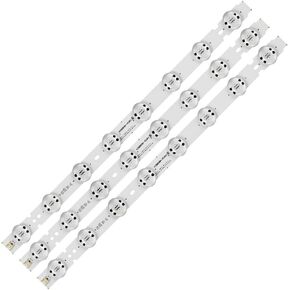 3pcs TV LED Backlight Strips Fit for LG SSC_50UK63/65_INX_25mm_2.3P1_20171120