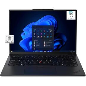 Lenovo Gen 12 ThinkPad X1 Carbon 21kc004aus laptop with Intel Ultra 7 165U VPRO Processor ، 14 "Wuxga Touchscreen و 32GB RAM و 1 TB SSD و FHD+ IR+ RGB و Windows 11 Pro