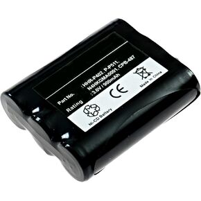 تعمل بطارية الهاتف اللاسلكي المتوافقة مع Synergy ، مع هاتف Panasonic KX-TG5100 اللاسلكي ، (Ni-CD ، 3.6V ، 850 مللي أمبير في الساعة) ذات قدرة عالية فائقة ، متوافقة مع Panasonic P-P511 ، اكتب 24 بطارية