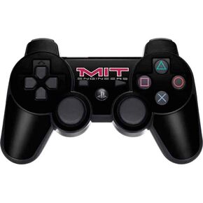 Skinit Decal Gaming Skin Compatible with PS3 Dual Shock Wireless Controller - Officially Licensed Massachusetts Institute of Technology MIT Engineers Black Design