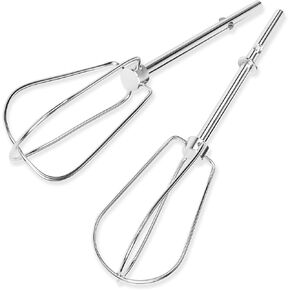 Hand Mixer Beaters Attachments for Kitchenaid, Stainless Steel Mixer Beaters Replacement for Kitchen Aid W10490648, KHM2B, AP5644233, PS4082859 (2 PACK)