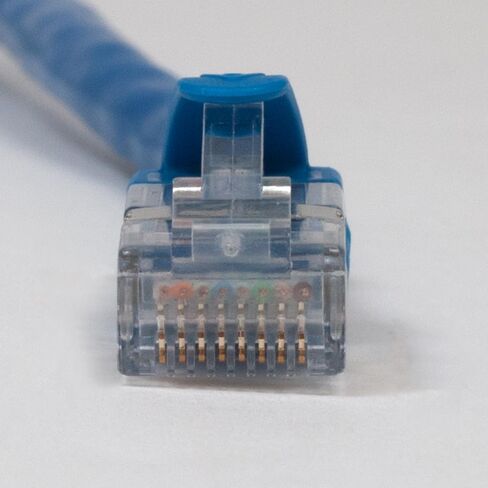 ICC CAT6A U/FTP UL Listed RJ45 Ethernet Patch Cord, Stranded, 500 MHz, Pure Bare Copper Wire, 26 AWG, LAN Network Patch Cable, Slimline Strain Relief, Red, 5 FT, 10-Pack in Saudi Arabia