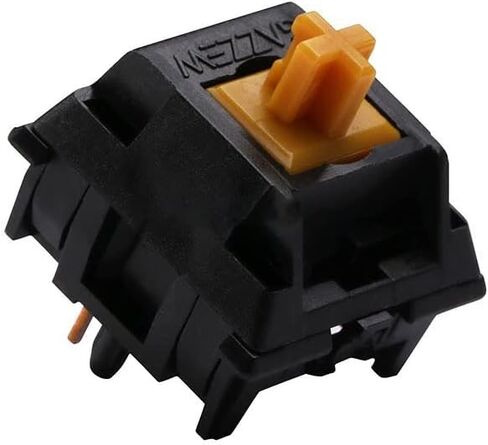 Gazzew Boba Black U4 / U4T Switch ، 5pin silent / thocky thocky switches for mechanical gaming keyboard (color: u4t 62g ، size: 70pcs) in Kuwait