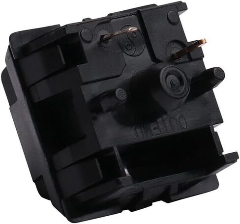 Gazzew Boba Black U4 / U4T Switch ، 5pin silent / thocky thocky switches for mechanical gaming keyboard (color: u4t 62g ، size: 70pcs) in Kuwait