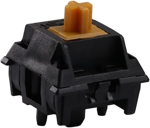 Gazzew Boba Black U4 / U4T Switch ، 5pin silent / thocky thocky switches for mechanical gaming keyboard (color: u4t 62g ، size: 70pcs) in Kuwait