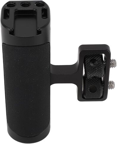 aqxreight Camera Side Handle Aluminum Alloy Silicone Up and Down Handle Grip with 4 Screw Cold Shoe Mount for Photography Dark Green The Camera Gr Side HandleCamera Handl (Black) in Saudi Arabia