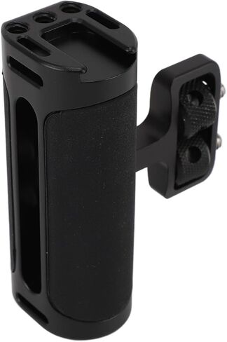 aqxreight Camera Side Handle Aluminum Alloy Silicone Up and Down Handle Grip with 4 Screw Cold Shoe Mount for Photography Dark Green The Camera Gr Side HandleCamera Handl (Black) in Saudi Arabia
