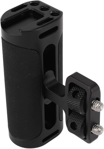 aqxreight Camera Side Handle Aluminum Alloy Silicone Up and Down Handle Grip with 4 Screw Cold Shoe Mount for Photography Dark Green The Camera Gr Side HandleCamera Handl (Black) in Saudi Arabia