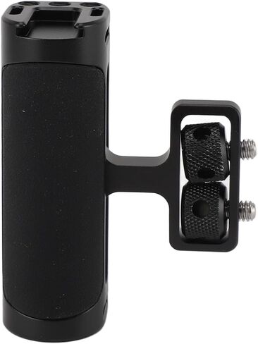 aqxreight Camera Side Handle Aluminum Alloy Silicone Up and Down Handle Grip with 4 Screw Cold Shoe Mount for Photography Dark Green The Camera Gr Side HandleCamera Handl (Black) in Saudi Arabia