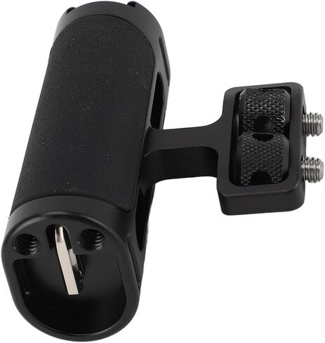 aqxreight Camera Side Handle Aluminum Alloy Silicone Up and Down Handle Grip with 4 Screw Cold Shoe Mount for Photography Dark Green The Camera Gr Side HandleCamera Handl (Black) in Saudi Arabia