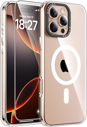تتضمن حالة iPhone 16 Pro Max ، المتوافقة مع جميع ملحقات Magsafe ، حماة شاشة 2x 9H ، وغطاء الهاتف المحسّن 4x حماية السيليكون لـ 16 Pro Max 6.9 "، Black in Saudi Arabia