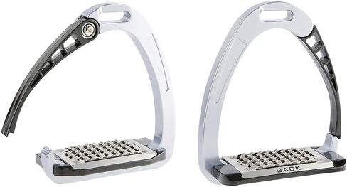 Acavallo Arena Alupro Safety Stirrup, One Size, 12 cm, Silver in Saudi Arabia