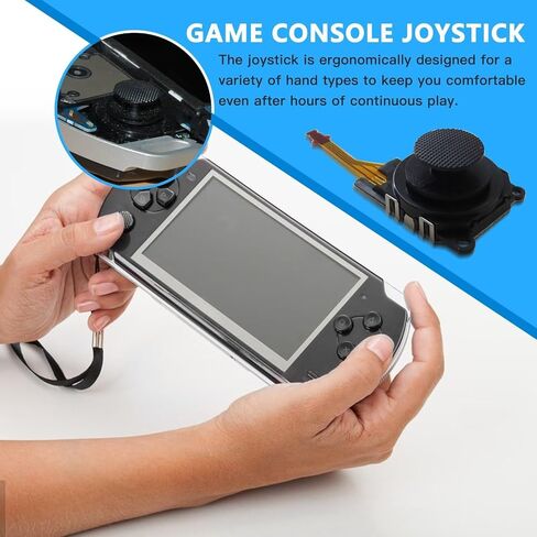 Analog Joystick Thumb Stick & Black Rocker Cap Replacement for Sony PSP 3000 3001 Controller in Kuwait