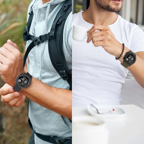 النايلون الوعرة لـ Garmin Instinct 2/2S/2x/3 Watch Band 45mm 40mm 50mm ، حزام معصم قابل للتنفس ل Garmin Garmin Standard/Solar/Tactical/Tide/Esports/Solar Tactical Band in Kuwait
