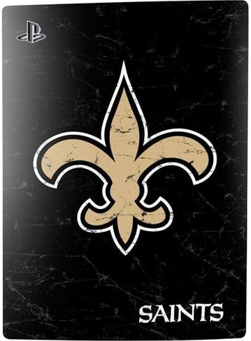 Skinit Decal Gaming Skin Compatible with PS5 Bundle - Officially Licensed NFL New Orleans Saints Double Vision Design in Saudi Arabia