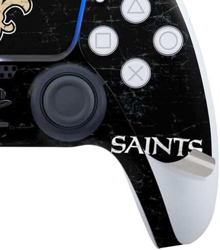 Skinit Decal Gaming Skin Compatible with PS5 Bundle - Officially Licensed NFL New Orleans Saints Double Vision Design in Saudi Arabia
