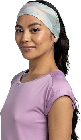 BUFF CoolNet UV Ellipse Headband, UPF 50 Sun Protection, Breathable, Cooling Hair Wrap, Versatile, Quick Dry Bandana, Wae Purple, Adult Size in Kuwait