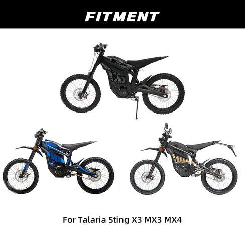 واقي الطين للحاجز الخلفي للدراجة النارية لدراجة Talaria Sting X3/MX3/MX4 الكهربائية الترابية باللون الأسود in Saudi Arabia