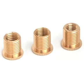 6 PCS Shift Knob Thread Adapters,Fit for Most Manual Gear Shift Head M8 X 1.25, M10 X 1.25, M10 X 1.5 Thread Gear Shifter Knob Screw