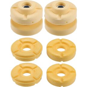 X AUTOHAUX 1 Set Strut Mount Support Upper and Lower Shock Mount Support No.33526778111/31336776390 Engine Mount Bushing Buffer for BMW