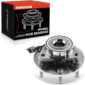 A-Premium Front Wheel Bearing and Hub Assembly with ABS & 6-Lug Compatible with Nissan Armada 2008-2012, Titan 2008-2012 & Infiniti QX56 2008-2010, 4WD Only