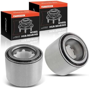 A-Premium 2 x Rear Wheel Bearing Compatible with Subaru Forester 1998-2008, Impreza 1995-2007, Legacy 1990-1999, Saab 9-2X 2005-2006, AWD Only, Replace # 513248
