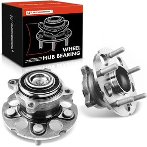 A-Premium 2 x Rear Wheel Bearing and Hub Assembly with 5-Lug Compatible with Honda CR-V 2007-2011, Accord Crosstour 2010-2011, Crosstour 2012-2015, FWD Only, Replace # 512344