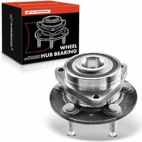 A-Premium Front or Rear Wheel Bearing and Hub Assembly with 5-Lug Compatible with Chevy Cruze 14-15, Volt 11-15, Orlando 12-14, Buick Verano 12-17, Cascada 16-17, Cadillac ATS 13-17, FWD, 513316