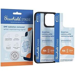 Ocushield Ultra Thin EMF Radiation Protection Insert for iPhone 13 Pro | 14 | 14 Pro - Maintain Signal Strength While Protecting from EMF