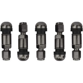 Winka Bolt-in Tire Valve Stem Caps Aluminum Car Tubeless Wheel Tire Valve Stems with Dust Caps Gray