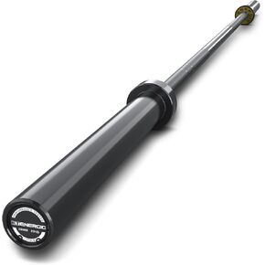 7ft Olympic Barbell Bar 45LB Load 1500-lbs Capacity Available, for Gym Home Exercises, Weightlifting, Powerlifting for 2" Olympic Plates in Kuwait