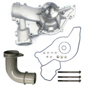 01014 مضخة مياه لمحرك Ford PowerStroke [7.3L ديزل]، 1996-1997 F250/F350، 1999-2003 F250-550 شاحنات بيك أب كاملة الحجم من سلسلة F Super Duty، شاحنات صغيرة كاملة الحجم من السلسلة E، رحلة 2000-2003 in Saudi Arabia