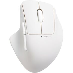 ELECOM Bluetooth Mouse Ergonomic Shape, Silent Click, 18-Month Battery Life, 2000DPI, 3 Buttons, Optical Sensor, Compatible with PC, Mac, Laptop, SHELLPA, Black (M-SH10BBSKBK)