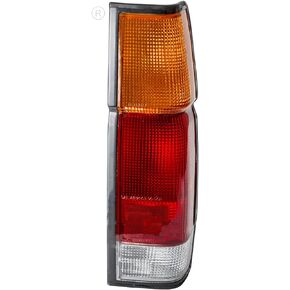 Golden Selection Right Rear Amber Len Tail Light Lamp Assembly Passenger Side Compatible with 1986-1997 Nissan D21 Pickup 3.0L V6 2.4L L4 NI2809102 26521-01G00 11-1681-01 2652101G00 11168101