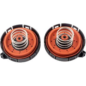 Pack of 2 Crankcase Vent Valve PCV Pressure Regulating Valve Cover for BMW 545i 550i 645Ci 650i 745i 745Li 750i 750Li Alpina B7 X5 4.4i 4.8i 4.8is xDrive48i Replace OE 11127547058 14506018001