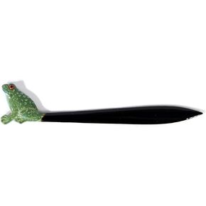 Hand Painted Green Frog Letter Opener