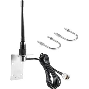 VHF Marine Upgrade Antenna with 16.5 feet Low Loss Coaxial Cable for 156-163MHz Device Receivers, Improve Signal Receiving and Transmitting，Eifagur