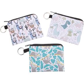 EXCEART 3Pcs Sanitary Napkin Storage Bag Portable Sanitary Napkin Pads Storage Bags with Zipper Pouch Nursing Pad Holder for Teen Girls Women (Assorted Color)