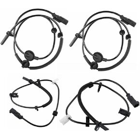 Set of 4 ABS Wheel Speed Sensors for Chevrolet Traverse 2009 2010 2011 2012 2013 2014 2015 2016 2017 Front + Rear