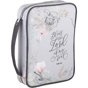 Creative Brands Natural Canvas Bible Cover, 7 x 10-Inch, Bless The Lord,G1822