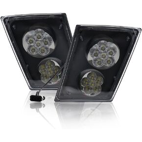 LED Fog Light Lamp Replacement for 2003-2017 Volvo VNL/VN Trucks Set LH&RH Passenger&Driver