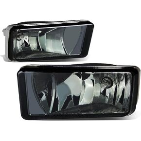 Auto Dynasty Bumper Driving Fog Lights, Passenger and Driver Side, Compatible with Silverado Sierra Escalade Avalanche Suburban Tahoe Yukon 2007-2014 with Off-road Package, Clear Lens