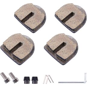 Rounded Brake Pads for Razor Dirt Quad 500 E500S MX500 MX650 SX500 McGrath Dirt Rocket RSF650 electric sportbikes, electric dirt bikes and quads.Suitable for Motovox MBxXSe micro scooters