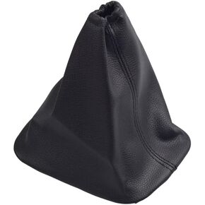 Car Shift Gear Stick Handbrake Cover Manual Shift Boot Black Leather Boot Cover Case for to-yo-ta Co-Rolla 2007 2008 2009 2010 2012 2013 (Gear Dust Cover)