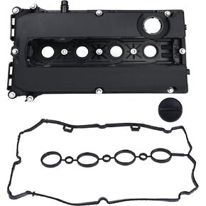 Engine Valve Cover Kit with Gasket Fit for Chevy Cruze 2011-2016/ Trax 2013-2020/ Sonic 2012-2018/ Aveo, Saturn Astra, Pontiac G3; 1.6L 1.8L L4; Replace 55564395 55558673