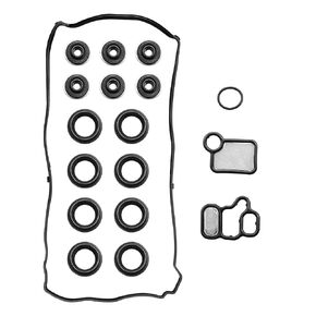 Engine Cylinder Valve Cover Gasket Set Fit for Honda Accord CR-V Element 2.4L Civic 2.0L Acura CSX RSX 2.0L TSX 2.4L RDX 2.3L Replace VS50614R ES73071 15815-RAA-A02 15845-PNA-003