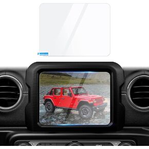 Autorder Custom Fit for Screen Protector Jeep Wrangler JL 2018-2021 2022/Gladiator JT 2020-2022 Tempered Glass 9H Navigation Touchscreen Protective Film(8.4-Inch)