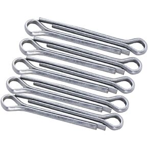10Pcs Silver Stainless Steel Bicycle DIsc Brake Pads Lock Pins, MTB Road Bike Retaining Split Brake Cotter Pin Durable Bike Accessories Bike Brake Pads (1.65in)