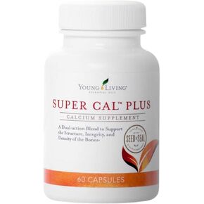 Young Living - Super Cal Plus 60 Capsules | Calcium Mineral Bone Health Supplement | Synergistic Blend of Magnesium, Vitamins D & K | Essential Nutrients in Saudi Arabia